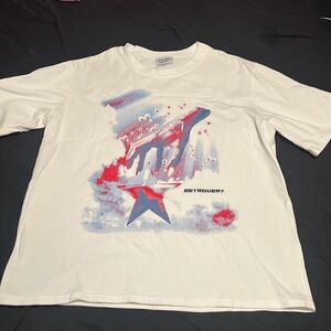 White Retrovert t-shirt